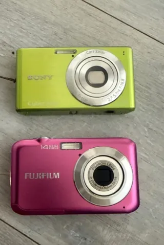 Lote 2 Cámaras Fotos Sony y Fujifilm