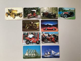 10 Calendarios de bolsillo Vehículos