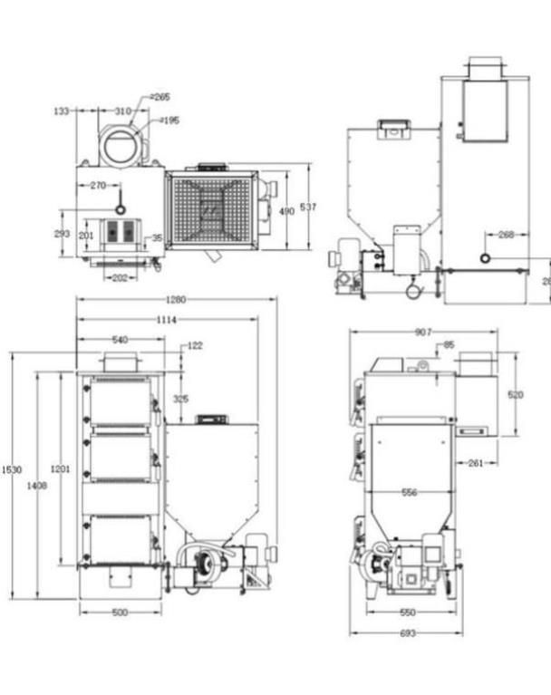 Caldera BOILER 34 policombustible Nueva MAD2001