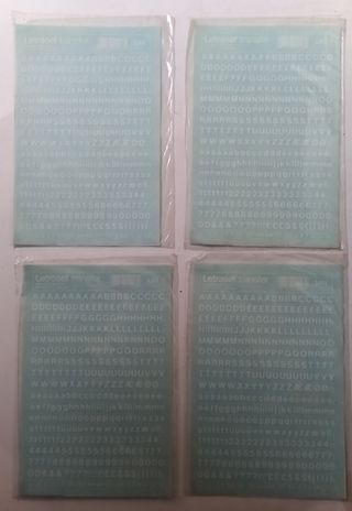 Letraset L-83 Transfer Letters