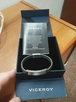 Pulsera Viceroy Plata y Negro