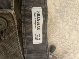 Pantalones Cargo Pull&Bear Grises