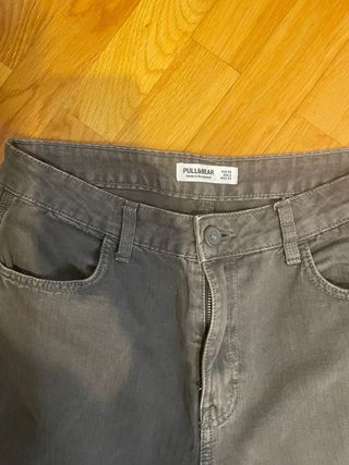 Pantalones Cargo Pull&Bear Grises