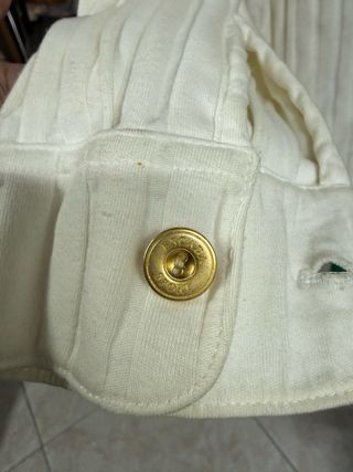 Camisa Escada Sport Talla S Beige Vintage