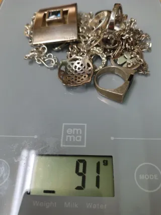 Lote de Joyería de Plata