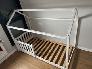 Cama de 90 Montessori Infantil Blanca