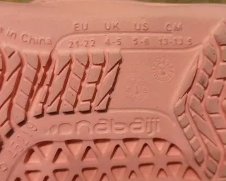 Ciabatte rosa bambina Nabaiji 21-22