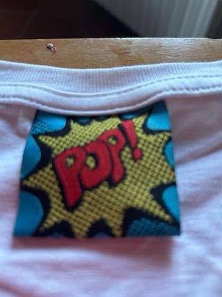 T-shirt bianca con stampa Gossip News