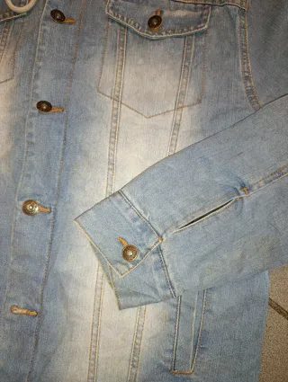 Giacca Sherpa vintage con cappuccio taglia L