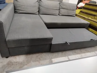 Sofá Cama Chaiselongue Gris
