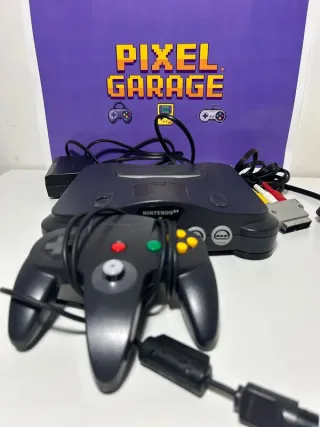 Nintendo 64 N64 Console Nera + Controller