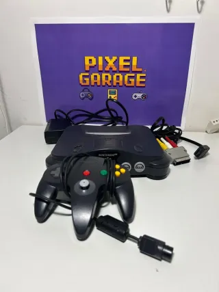 Nintendo 64 N64 Console Nera + Controller