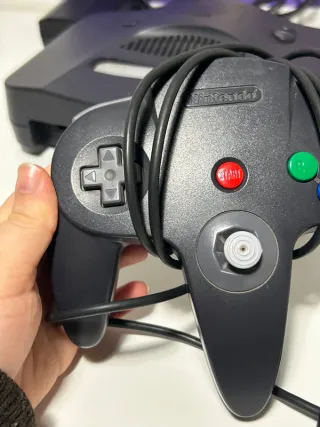 Nintendo 64 N64 Console Nera + Controller
