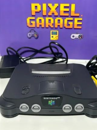 Nintendo 64 N64 Console Nera + Controller