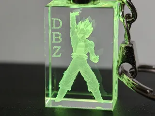 Llavero cristal anime figura 3D