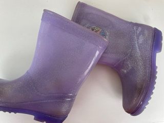 Botas de agua Frozen moradas talla 29
