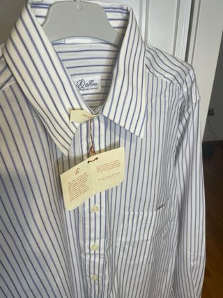 Camisa Peter & Sons Rayas Azules Italiana