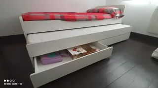 Cama nido Ikea blanca