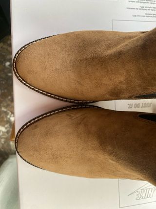 Botines ALPE piel mujer tacón marrón