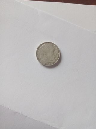 Moneda 2 Marcos Plata Alemania 1937