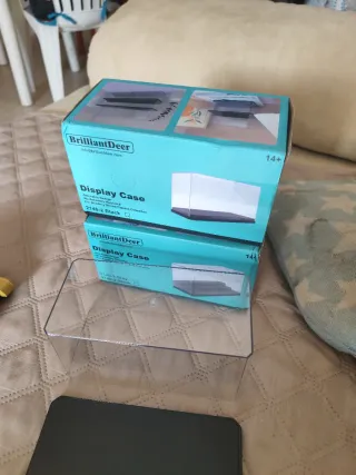 Caja Exposición Maquetas, Figuras ,Coches,nuevo.