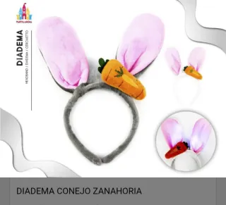 Diadema Conejo Zanahoria