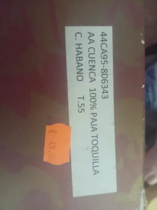 Sombrero Cordobés marca Signes talla 55