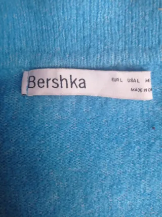 Jersey Bershka azul punto