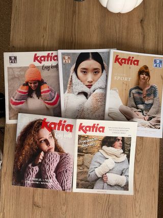 Lote 5 revistas Katia