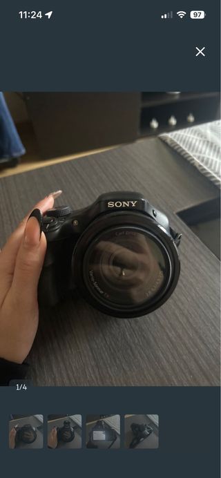 Cámara Sony casi sin uso