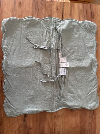 2 Fundas de cojín verde salvia La Redoute