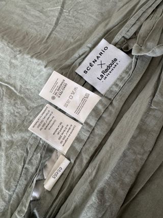 2 Fundas de cojín verde salvia La Redoute