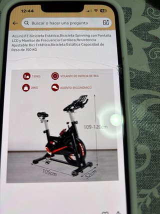 Bicicleta Estática Alta Calidad Ajustable