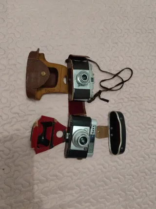 Cámaras Fotográficas Vintage con Fundas