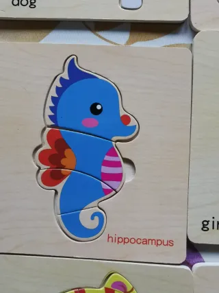 15 Puzzles de Madera Infantiles  - Animales