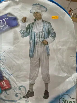 Disfraz Cortesano Atosa Talla Única