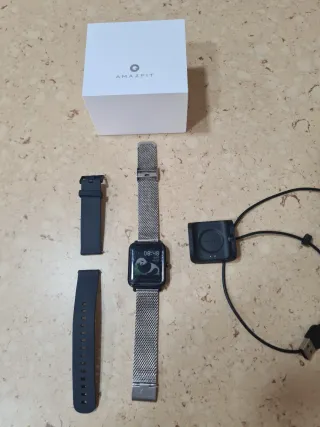 Reloj Amazfit Negro/Plateado