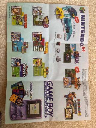 Volantino Pokémon N64 Nintendo