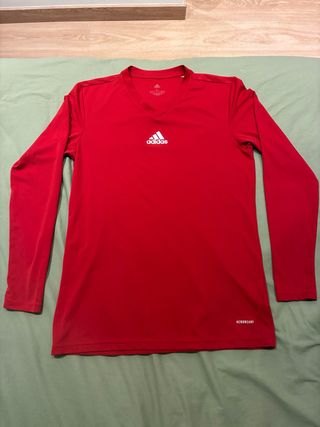 Camiseta Adidas manga larga roja Talla L