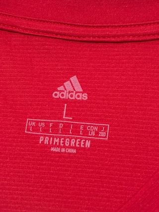 Camiseta Adidas manga larga roja Talla L