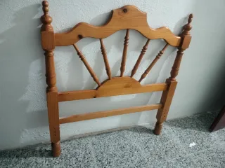 Cabecero de cama provenzal madera 90cm