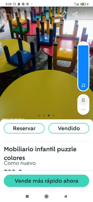 Mobiliario infantil puzzle colores