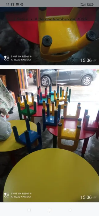 Mobiliario infantil puzzle colores