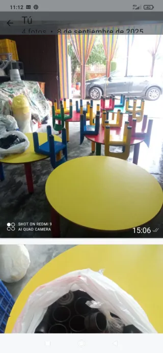 Mobiliario infantil puzzle colores