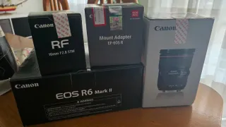 Kit Canon R6 Mark II + Lentes +Adaptador