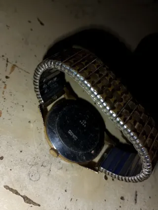 Reloj antiguo de los años 50-60 Duward Oro Blanco