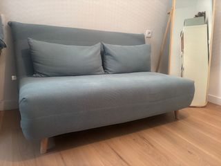 Sofá cama 2 plazas verde agua Maison du Monde