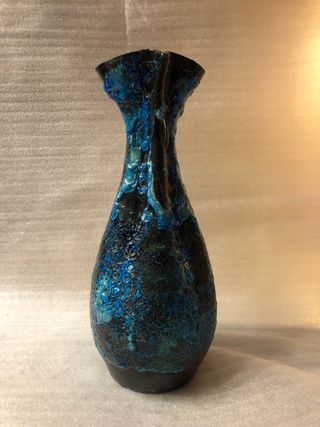 Jarrón Cerámica Vintage Francés