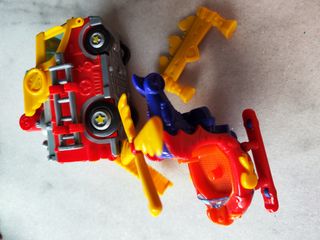 Camión bomberos d Set bomberos Superzing