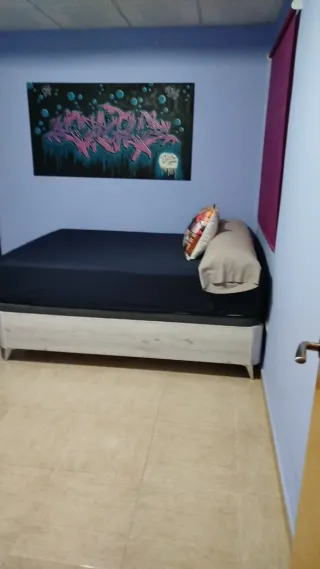 Canapé madera + colchón viscotechnology 135x190